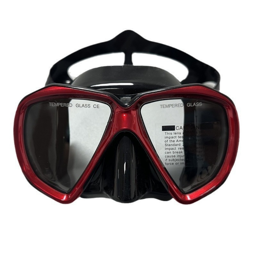 Snorkel Mask Full Face - 대형 프레임 실리콘 다이빙 고글: 완전
