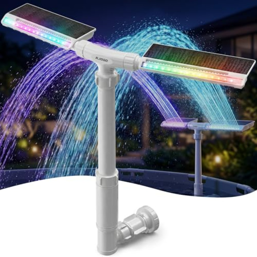 Pool Light Solar Rechargeable - 지상 및 지중 수영장용 태양광 수영장