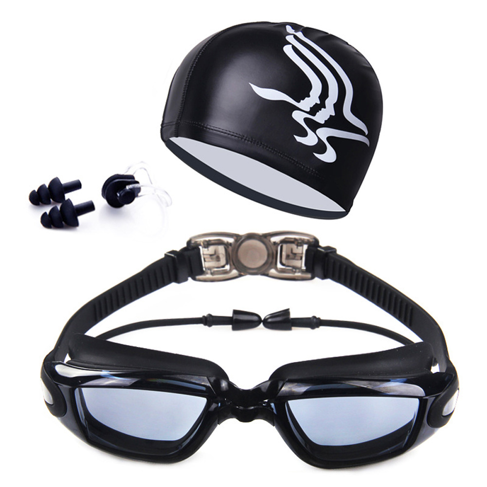 성인용 수영 안경 키트, 김서림 방지 수영 고글, 모자 - Swim Goggles Anti Fog Uv 리뷰 및 가격