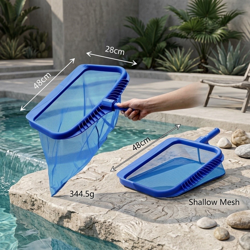 전문가용 수영장 그물망 세트(깊은 바닥 및 평평한 잎사 - Pool Skimmer Net 리뷰 및 가격