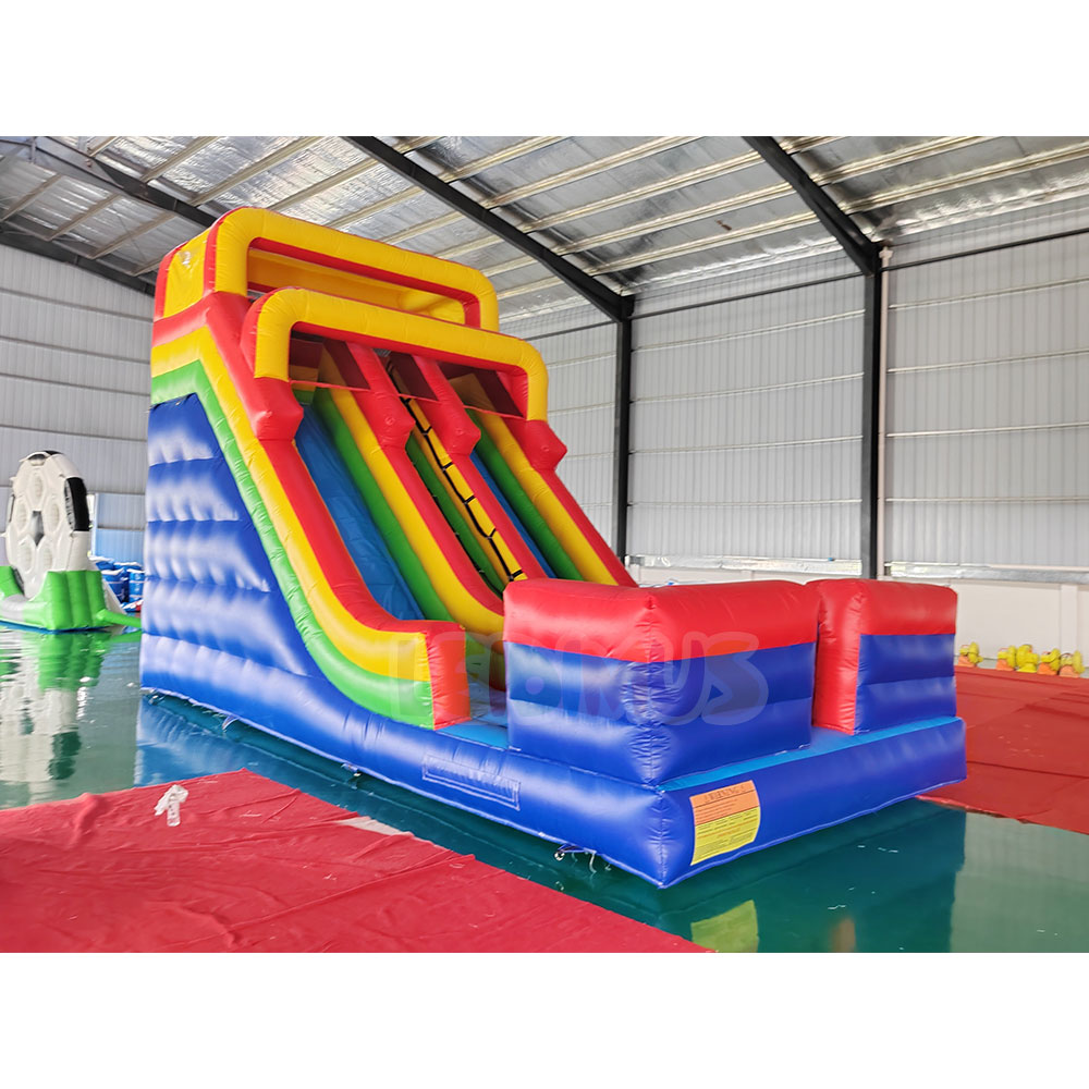 빨간색과 파란색이 조화된 야외용 어린이 워터파크, 에어 - Water Slide Inflatable 리뷰 및 가격