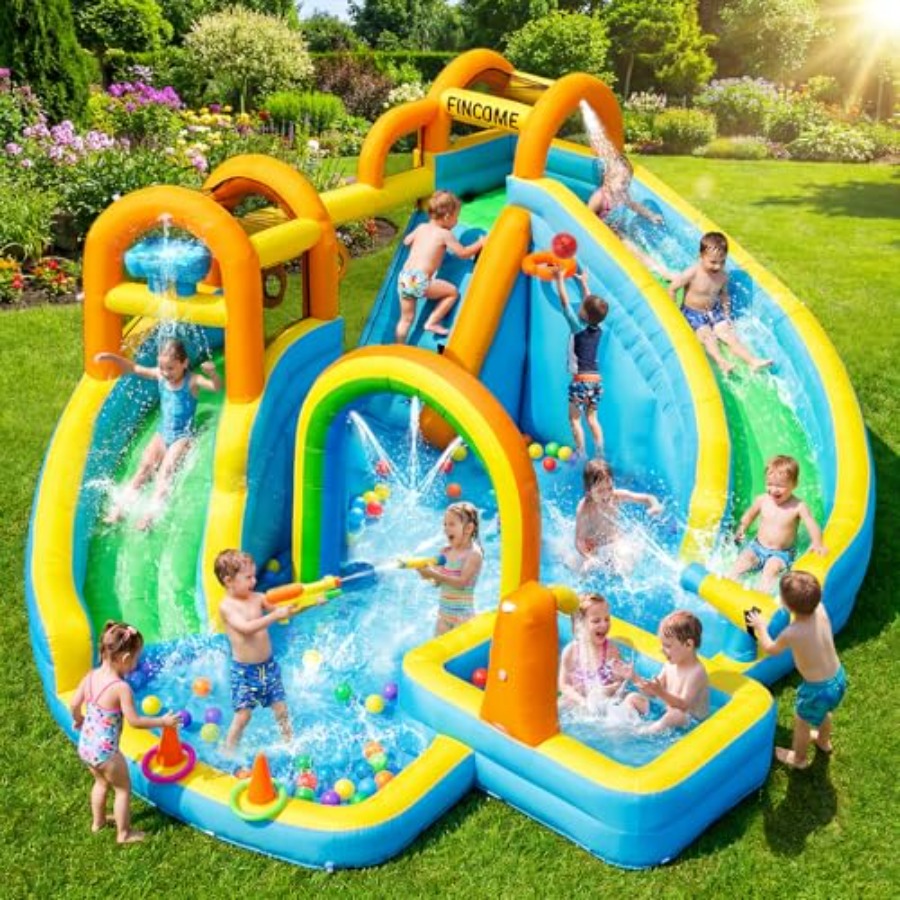 어린이용 야외용 풍선 워터 슬라이드 파크: PVC 소재 - Water Slide Inflatable 리뷰 및 가격