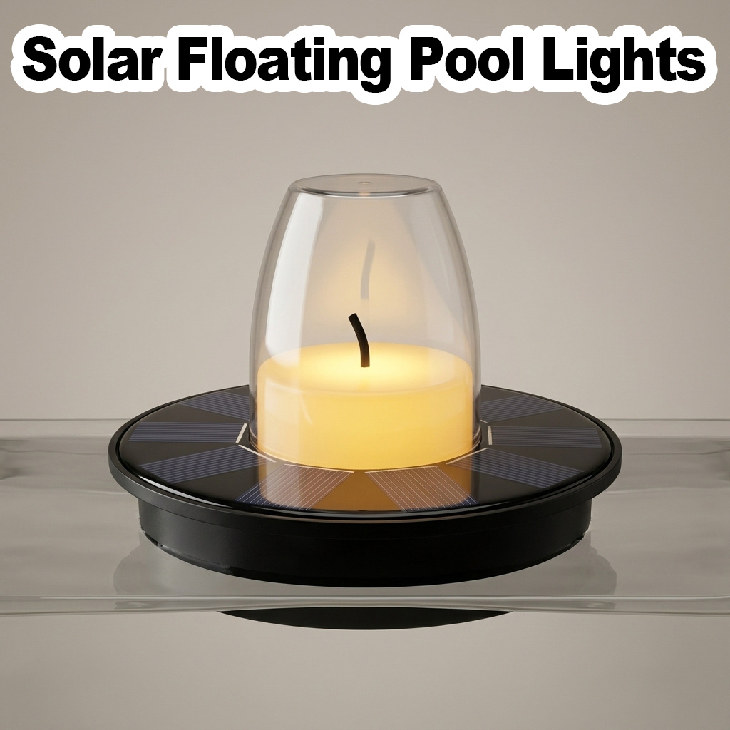 수영장 조명, 6시간 태양광 충전, 자동 야간 작동,  - Pool Light Solar Rechargeable 리뷰 및 가격