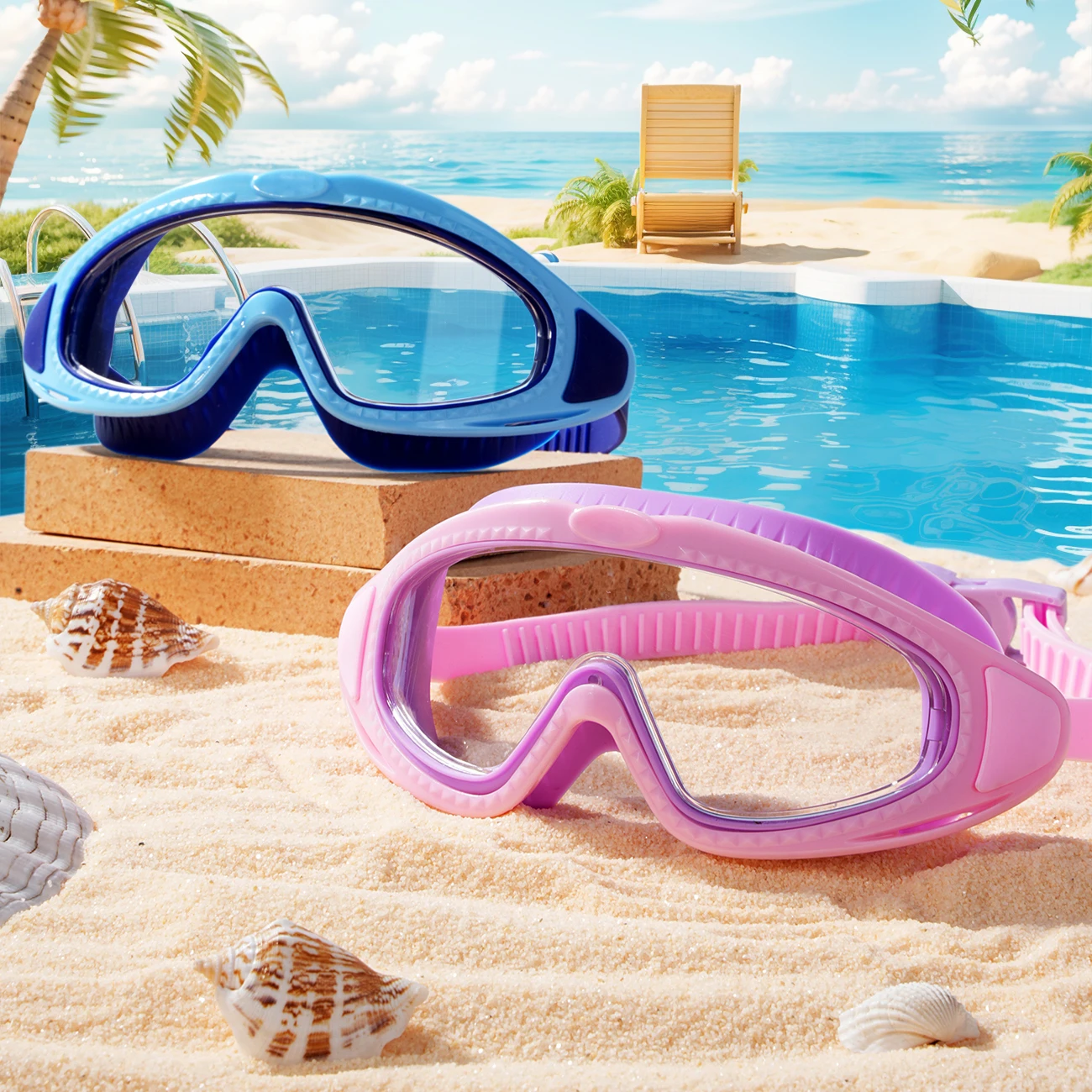 유니섹스 성인용 수영 고글 - 부드러운 실리콘 패딩,  - Swim Goggles Anti Fog Uv 리뷰 및 가격