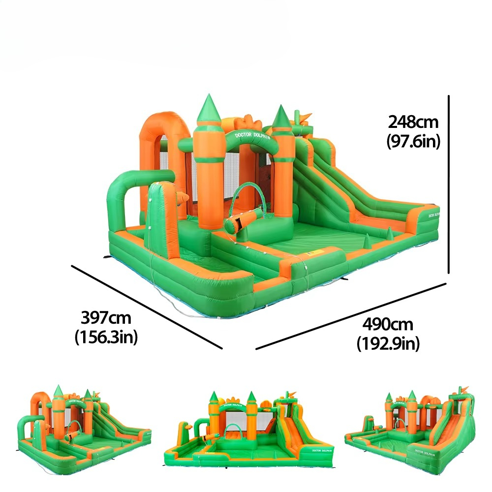 어린이용 슬라이드 워터 슬라이드가 있는 에어바운스, 야 - Water Slide Inflatable 리뷰 및 가격