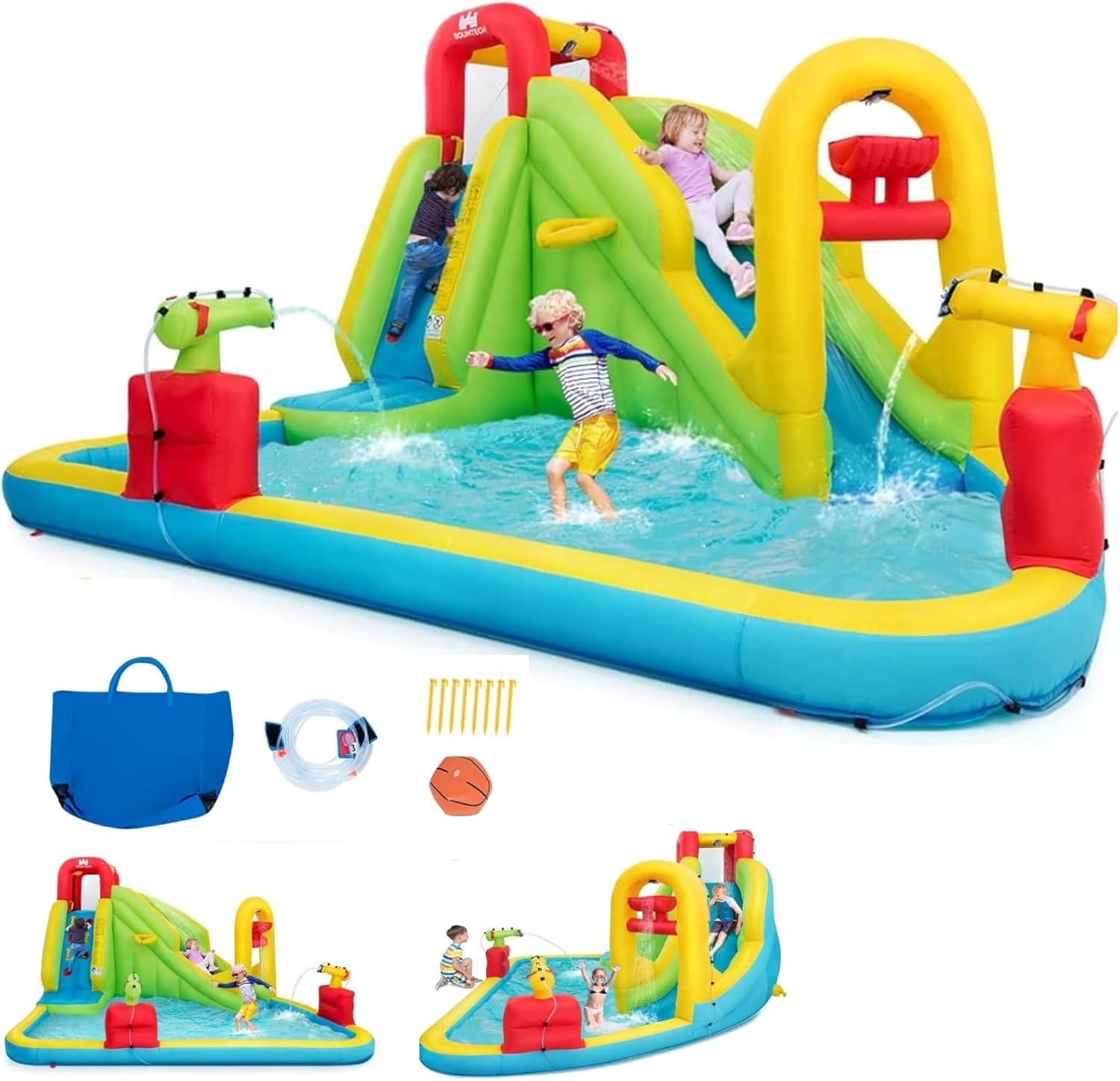 메가 대형 에어바운스 워터파크 - 어린이용 풍선 워터슬 - Water Slide Inflatable 리뷰 및 가격