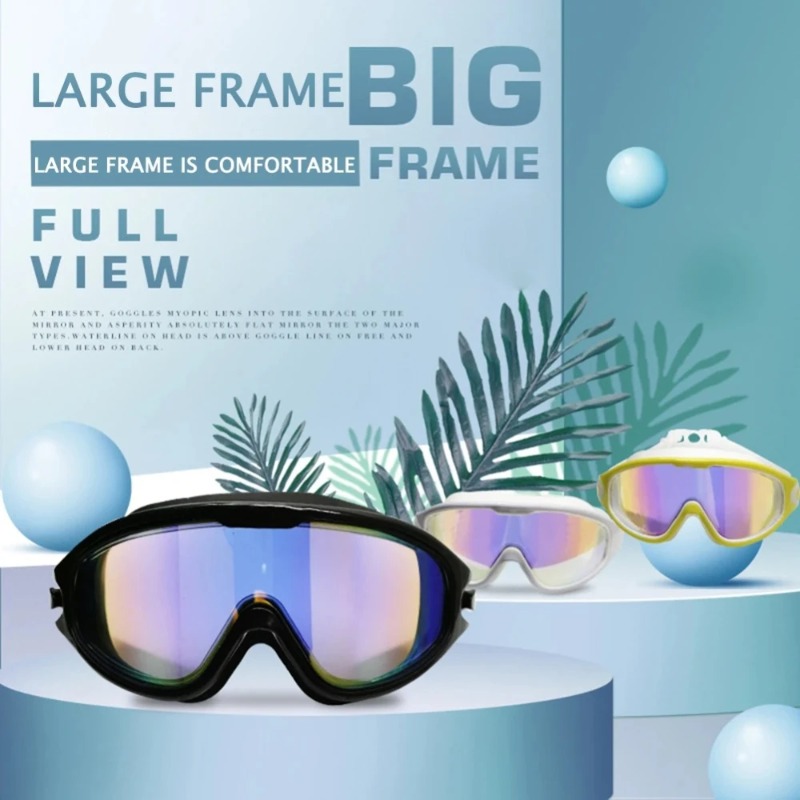 수영 고글 빅 프레임 수영 고글 빅 프레임 HD 와이드 - Swim Goggles Anti Fog Uv 리뷰 및 가격