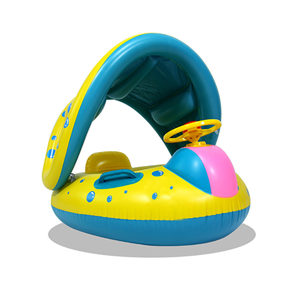 1개입 노란색 햇빛 가리개 시트 링 어린이 수영 아기용 - Pool Float Ring Inflatable 리뷰 및 가격