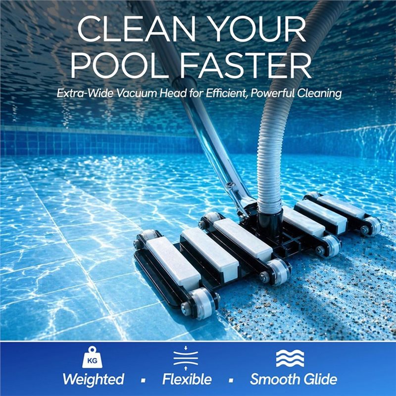 A64T 수동 수영장 청소기 헤드, 49x19cm 크기 - Pool Vacuum Manual 리뷰 및 가격